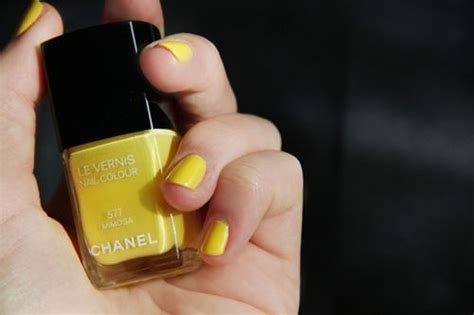 yellow chanel|Chanel yellow nail polish.